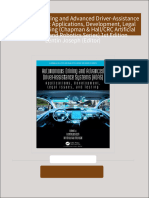 Complete Download Autonomous Driving and Advanced Driver-Assistance Systems (ADAS): Applications, Development, Legal Issues, and Testing (Chapman & Hall/CRC Artificial Intelligence and Robotics Series) 1st Edition Lentin Joseph (Editor) PDF All Chapters