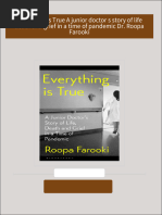 PDF Everything is True A junior doctor s story of life death and grief in a time of pandemic Dr. Roopa Farooki download