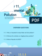 Chapter 11 Part 1 Water and Soil Pollution