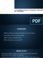 CHAP 1 Principles on creating HCI