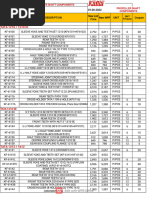 KAFILA PRICE LIST UPDATED