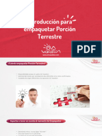 Introducción para empaquetar Porción Terrestre