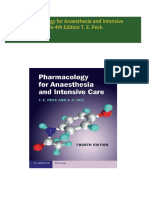 Instant download Pharmacology for Anaesthesia and Intensive Care 4th Edition T. E. Peck pdf all chapter