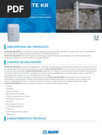 Ficha técnica idrocrete-kr-1000