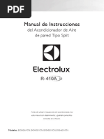 68B005231 - MAN.INST. SPL ELECTROLUX FAN EXSH26WCN, EXSH35WCN, EXSH53WCN, EXSH63WCN.