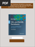 Instant Download SQL and NoSQL Databases Modeling Languages Security and Architectures for Big Data Management 2nd Edition Michael Kaufmann PDF All Chapters