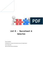 assigment1 Recruitment and Selection