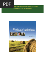 Modern Livestock and Poultry Production 8th Edition James R. Gillespie download pdf