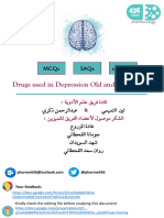 9,10-drugs used in depression (old + new groups) questions and summary 