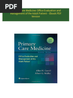 Primary Care Medicine: Office Evaluation and Management of the Adult Patient – Ebook PDF Version 2024 Scribd Download