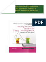 Bioequivalence Studies in Drug Development Methods and Applications Statistics in Practice 1st Edition Dieter Hauschke (Author) download pdf