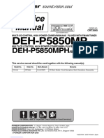 Pioneer DEH-P5850MPXNES Service Manual