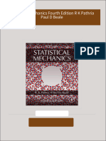 Download ebooks file Statistical Mechanics Fourth Edition R K Pathria Paul D Beale all chapters