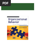 (eBook PDF) Organizational Behavior: Human Behavior at Work 14th Edition download pdf