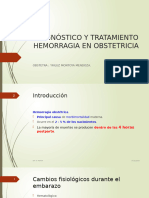 4 - Diagnóstico y Tratamiento Del Choque Hemorragico en Obstetricia