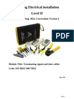 M07 Terminating signal and data cables