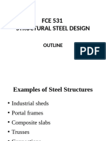 Fce 531 Lecture 8 Design of Steel_general Outline