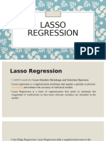 Lasso Regression