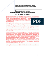 Celebrar em Família Solenidade de Pentecostes