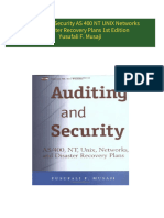 Complete Download Auditing and Security AS 400 NT UNIX Networks and Disaster Recovery Plans 1st Edition Yusufali F. Musaji PDF All Chapters