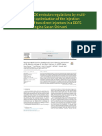 PDF Meeting EURO6 emission regulations by multi-objective optimization of the injection strategy of two direct injectors in a DDFS engine Sasan Shirvani download