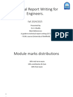 Technical Report Writing for Engineers Sheet I-1