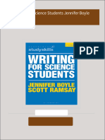 Get Writing for Science Students Jennifer Boyle PDF ebook with Full Chapters Now