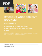 CHCECE033完成- Student Assessment Booklet.v2.0