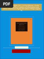 Instant download Information Rights Vol 1 2 A Practitioner s Guide to Data Protection Freedom of Information and Other Information Rights 6th Edition Philip Coppel Kc pdf all chapter