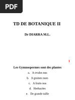 TD DE BOTANIQUE I