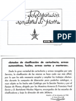 Servicio de Recuperacion de Material de Guerra. Cartucheria Armas Automatic As, Fusiles, Armas Cortas y Morteros