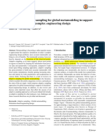 A survey of adaptive sampling for global metamodeling in support of simulation-based complex engineering design