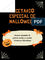 RECETARIO ESPECIAL DE HALLOWEEN