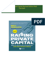 Raising Private Capital Revised Edition Matt Faircloth 2024 Scribd Download