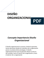 Presentación DISEÑO ORGANIZACIONAL