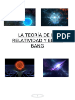 La teoría del relativismo y el bigbang