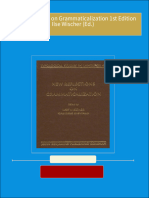 Full download New Reflections on Grammaticalization 1st Edition Ilse Wischer (Ed.) pdf docx