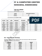 M.S. EXCEL SHEET PDF