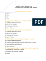 MCQ of Analysis& Design Algorithms (5)