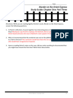 Murder on the Orient Express Part 3 Answer Key