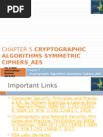 Chapter 5-Cryptographic Algorithms Symmetric Ciphers_AES