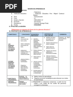 SESIÓN de APRENDIZAJE-Los Géneros Literariose