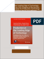 Download ebooks file Production at the Leading Edge of Technology: Proceedings of the 11th Congress of the German Academic Association for Production Technology (WGP), ... 1st Edition Bernd-Arno Behrens all chapters