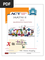 CH 3 quadratic equation