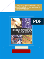 Instant download Higher National Computing Second Edition Core Units for BTEC Higher Nationals in Computing and IT Howard Anderson pdf all chapter