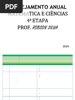 Plano Anual Matemática e Ciências