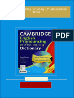 Instant Download English Pronouncing Dictionary 17° Edition Daniel Jones PDF All Chapters