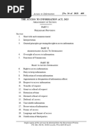 Act No. 24 of 2023, The Access to Information Act, 2023