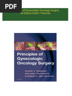 Principles of Gynecologic Oncology Surgery 1st Edition Pedro T Ramirez 2024 Scribd Download