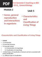 Biology for first year 